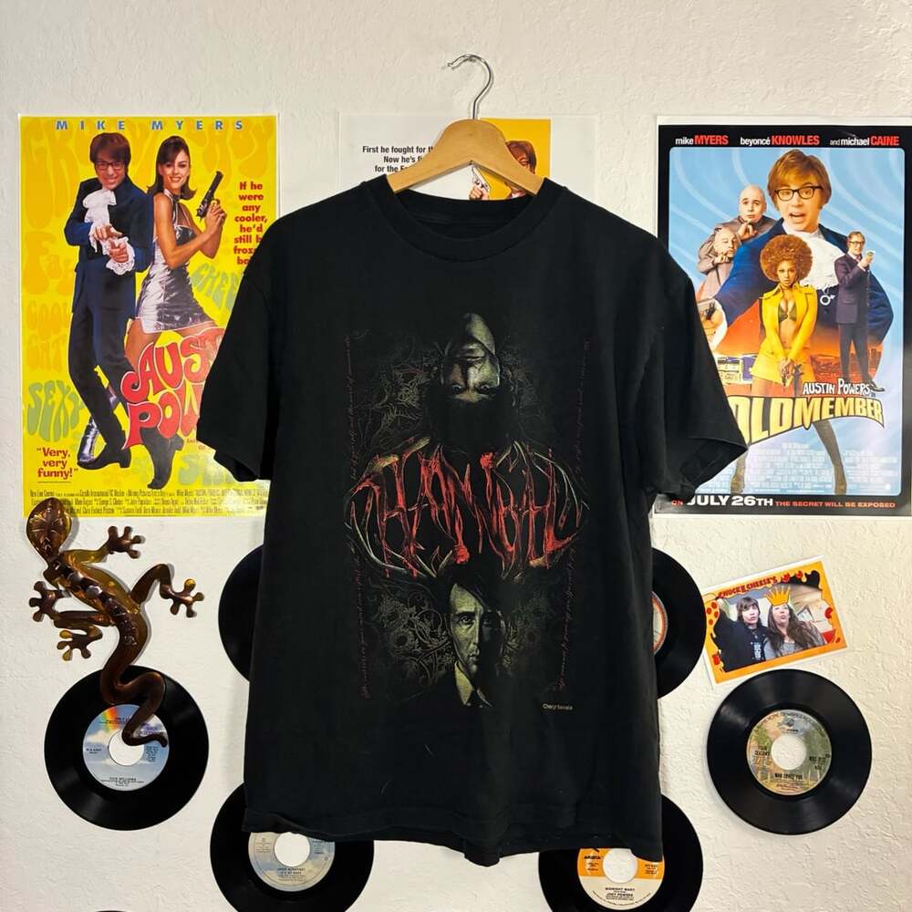 Hannibal Wendigo Horns Logo Size L Black T-Shirt